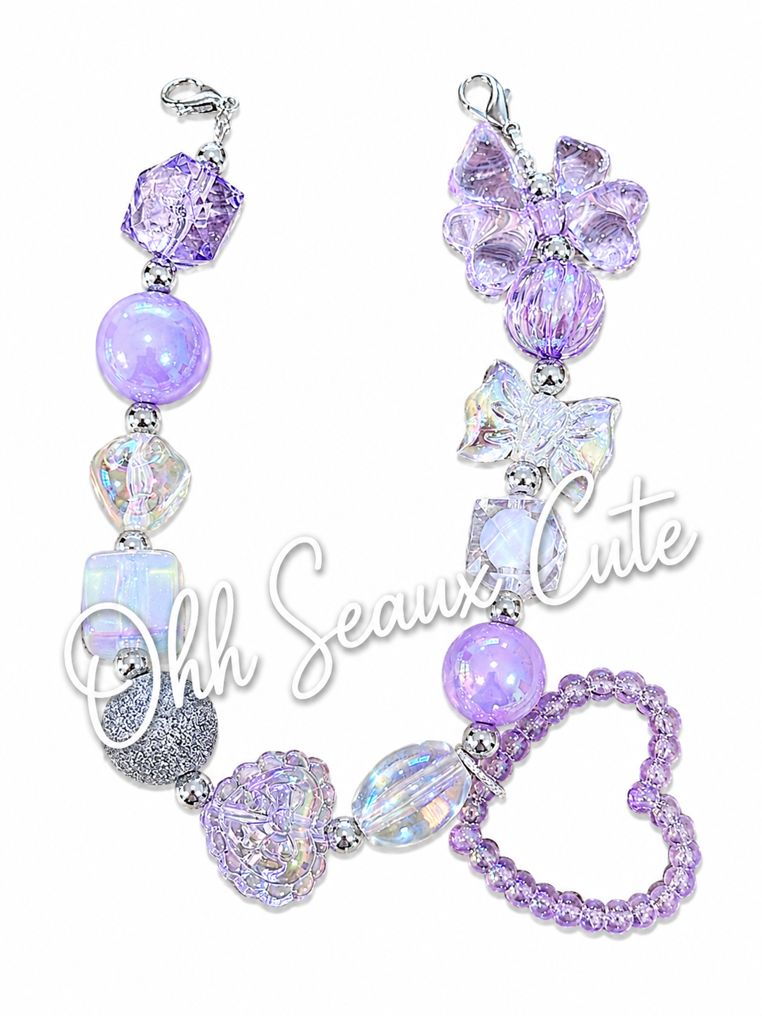 9” Purple Heart #1 Hat Chain