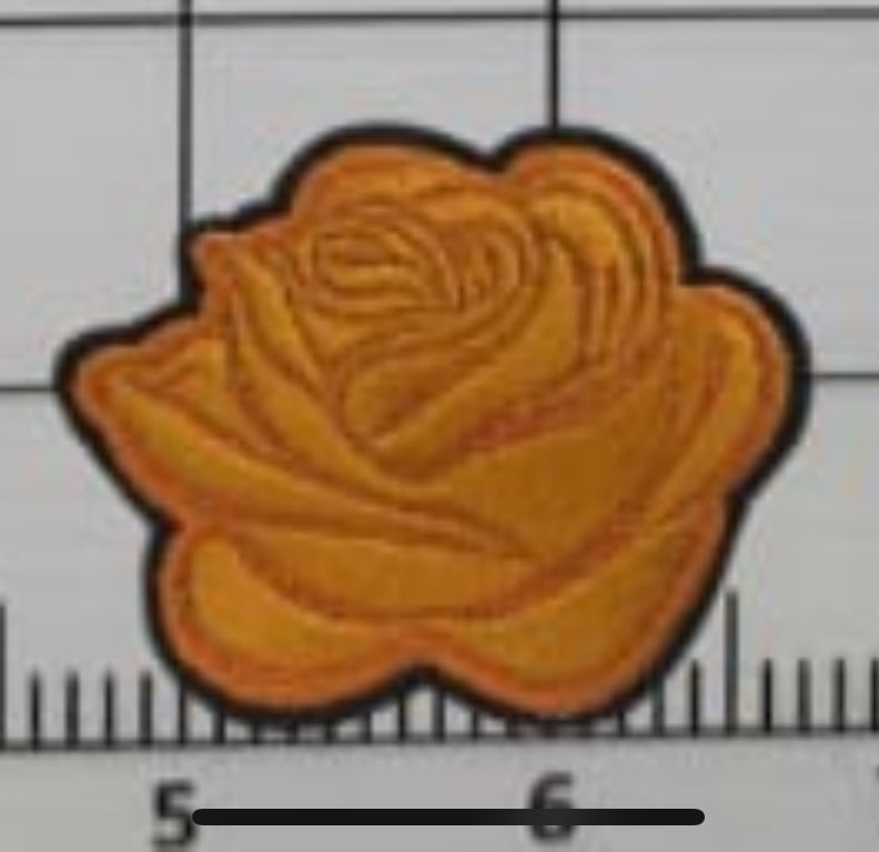 2” Embroidery Rose- Solid