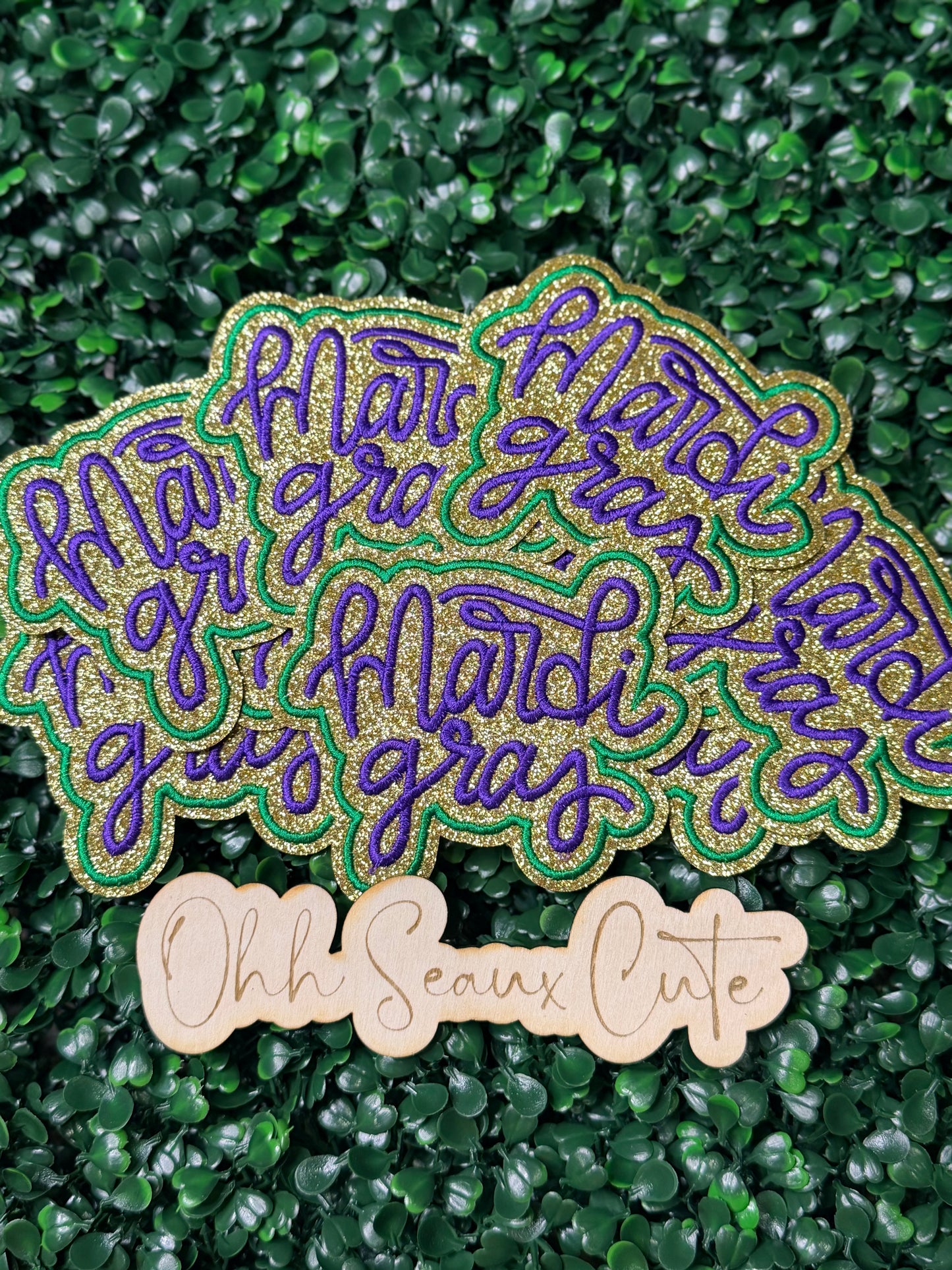 4” Wide Mardi Gras