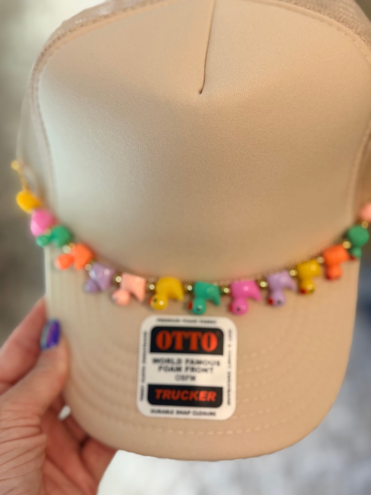 9” Rubber Duck Hat Chain
