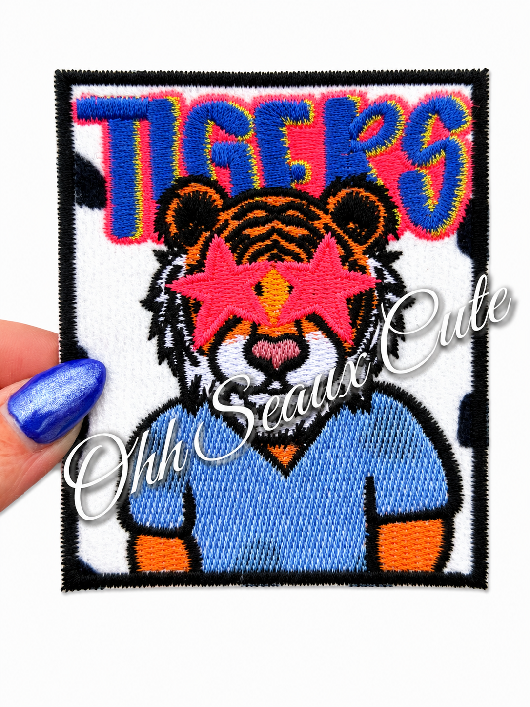 3.5” Preppy Auburn Tigers
