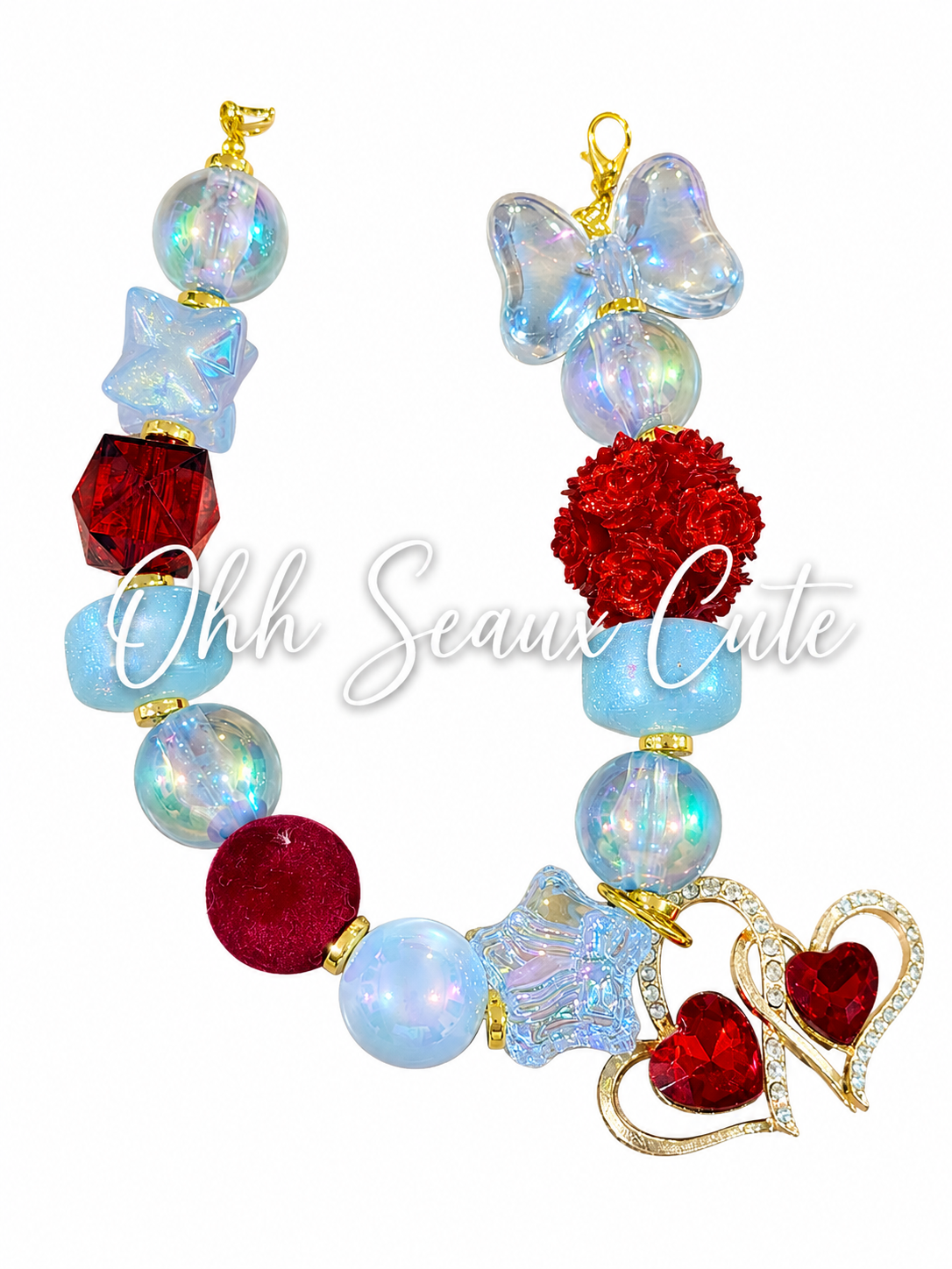Red/Blue 2 Hat Chain