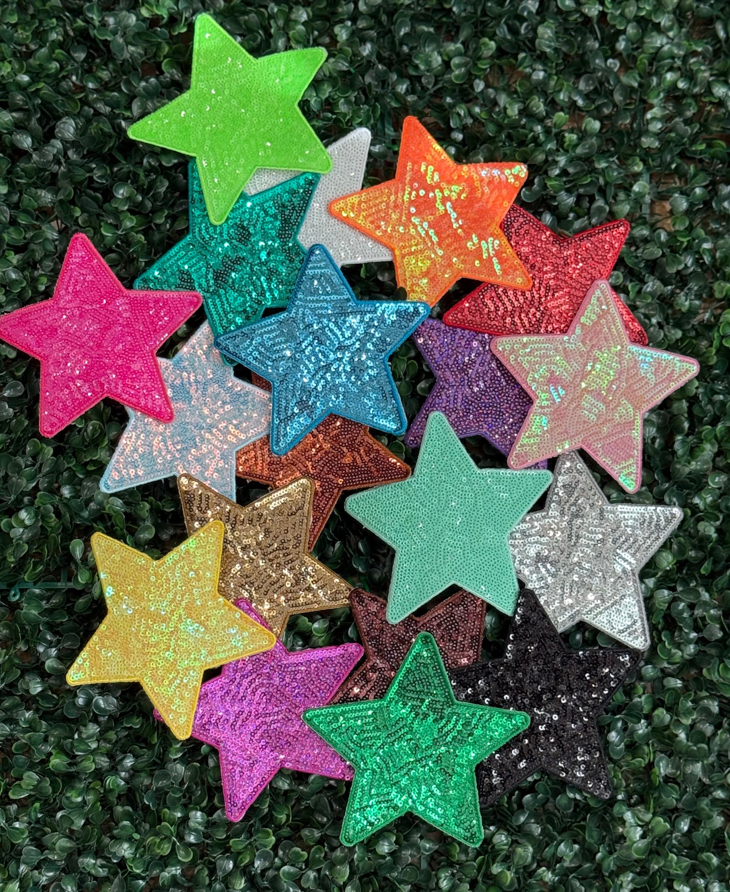 5” Sequin Star Patch