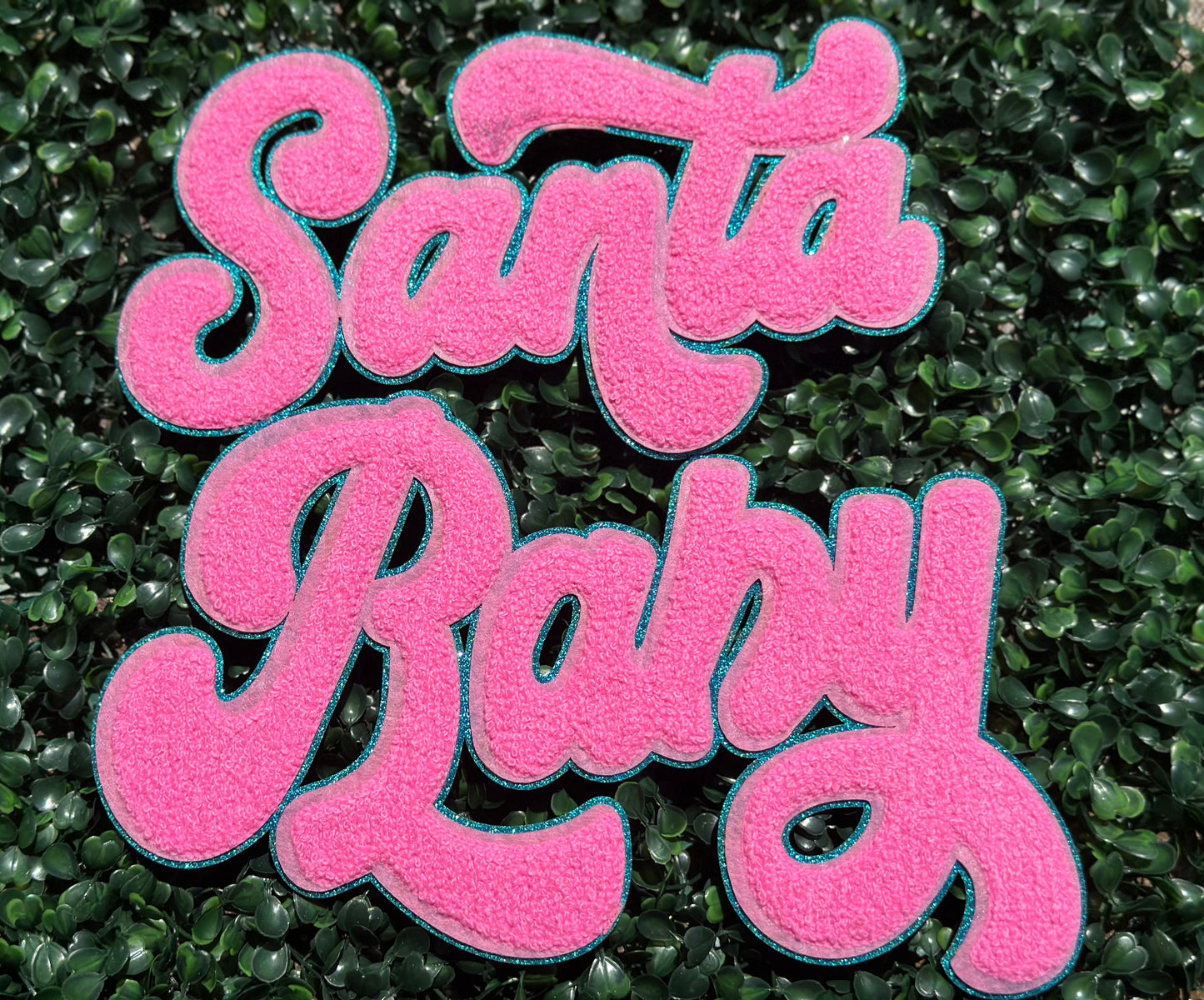 11” Chenille Santa Baby Patch