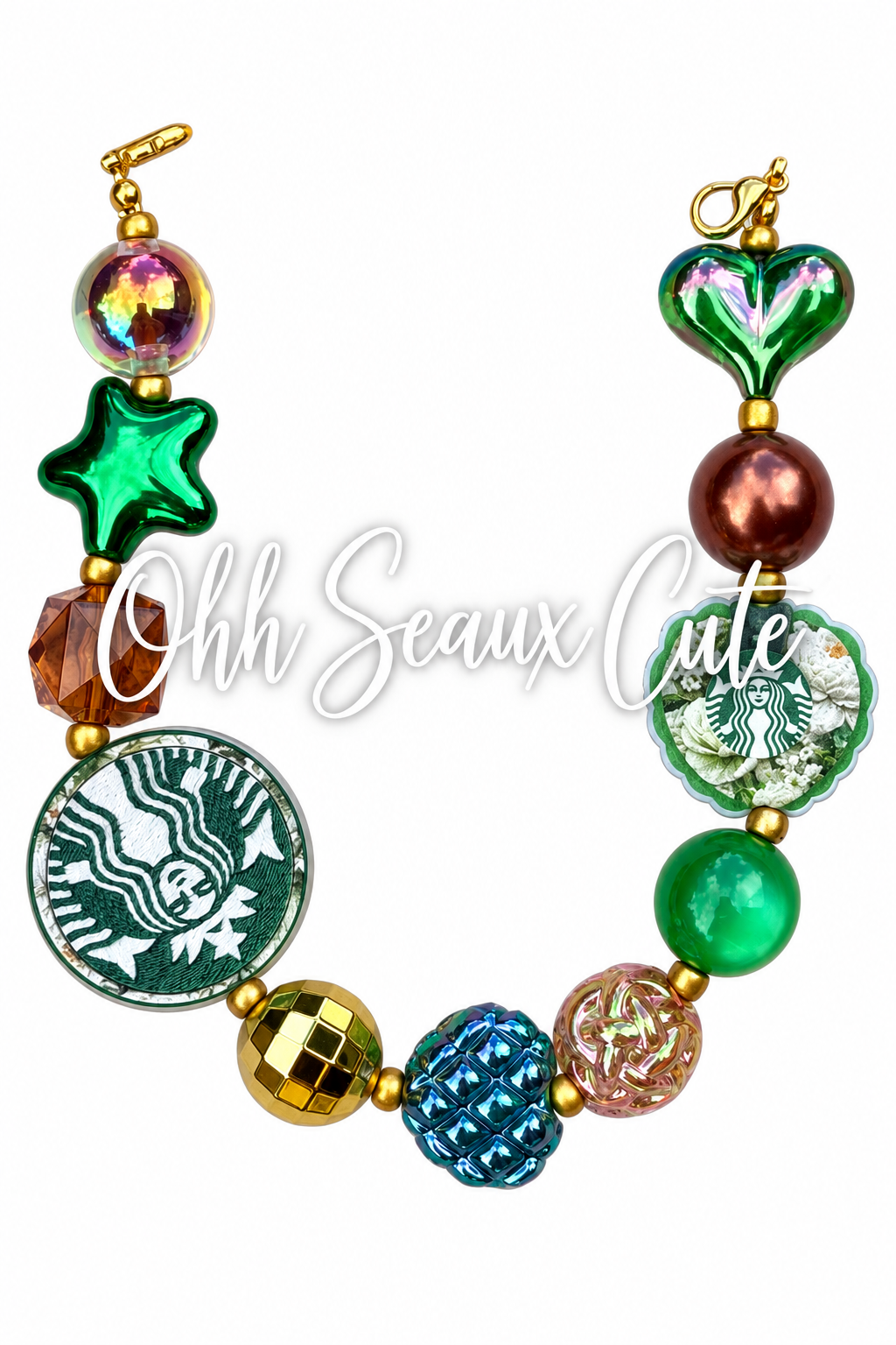 9” Starbucks 8 Hat Chain