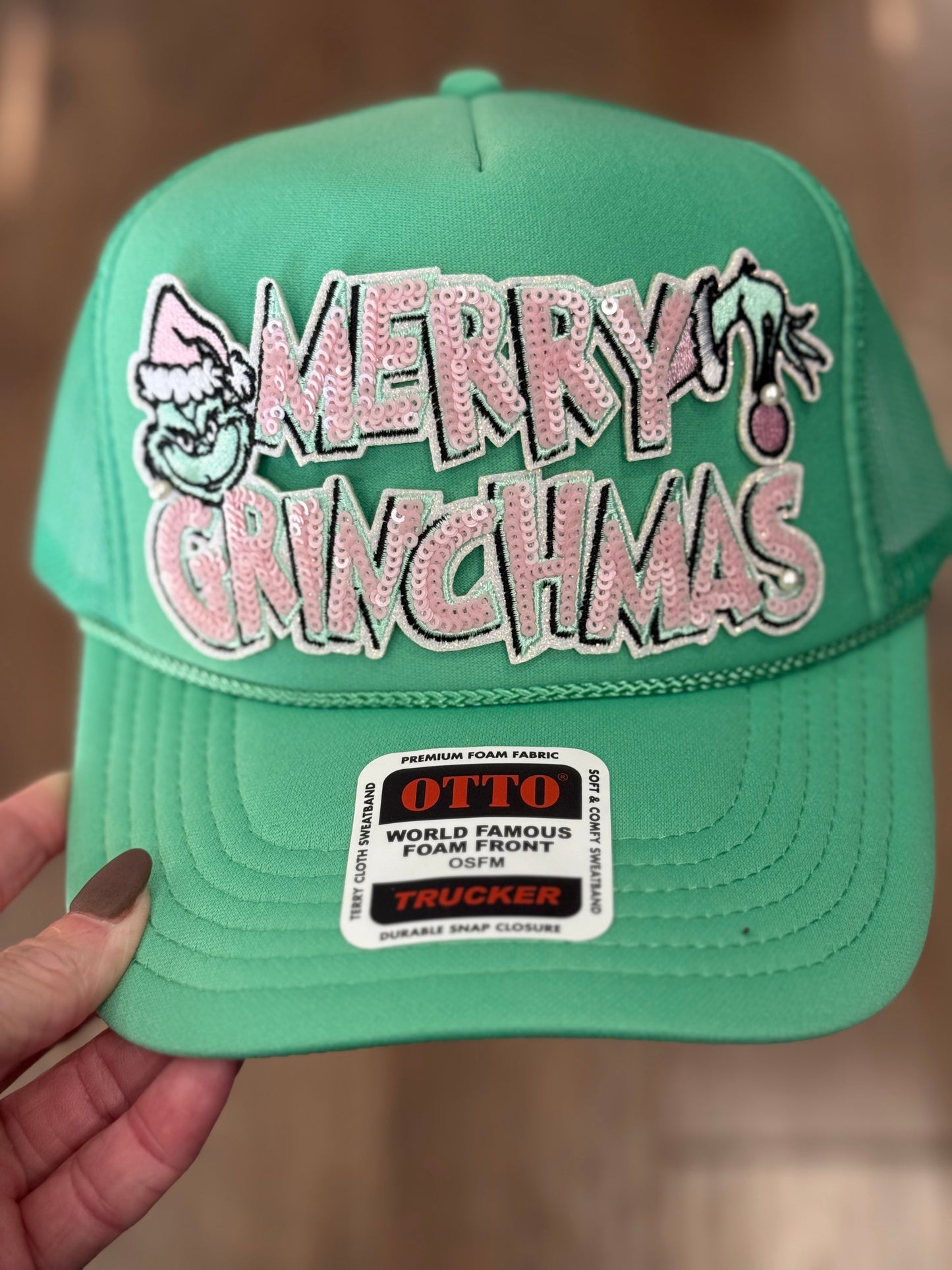 5” Sequin MERRY GRINCHMAS - DO NOT COPY