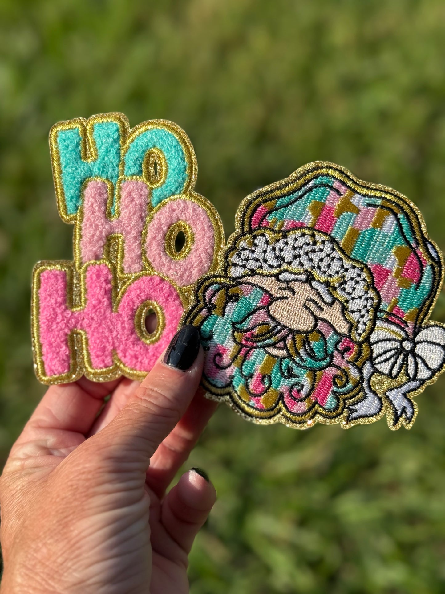 3.5” Chenille HOHOHO