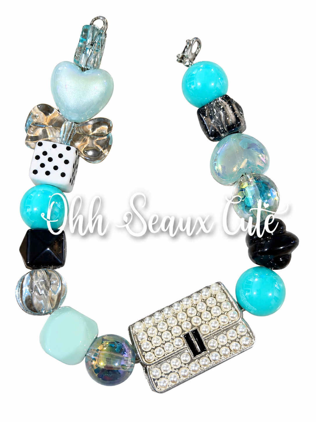 9” Tiffany’s Clutch Hat Chain