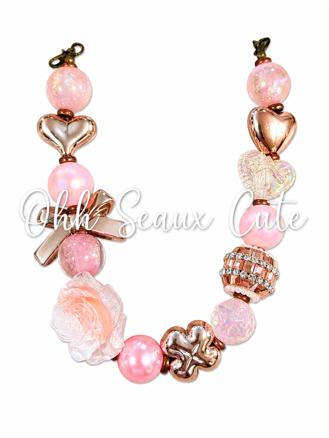 Rose Gold 6 Hat Chain