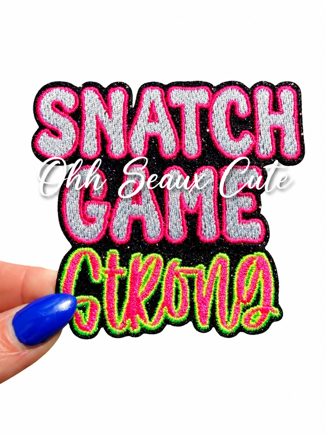 3” Gym Snatch Game Strong White