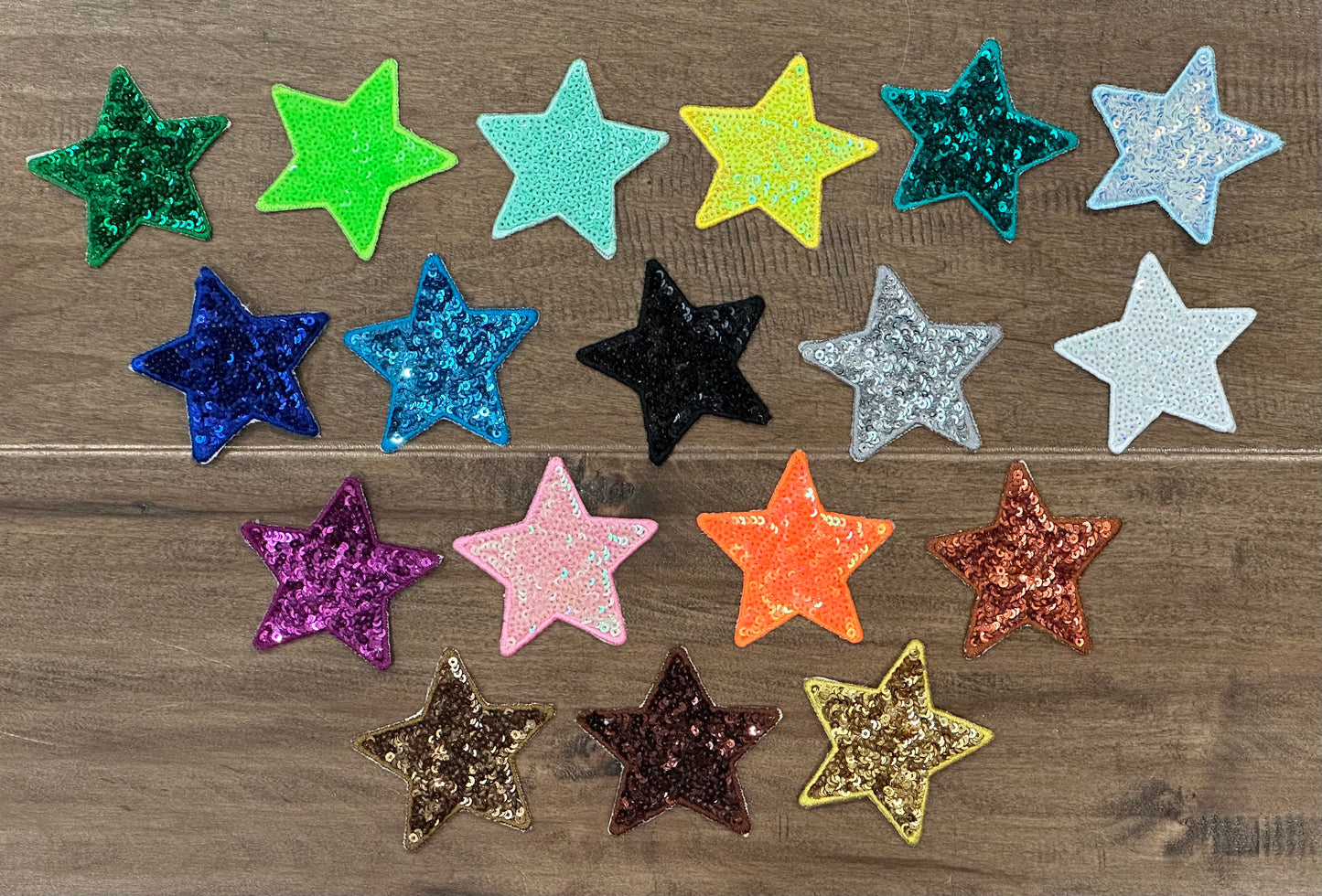 2.5” Sequin Stars
