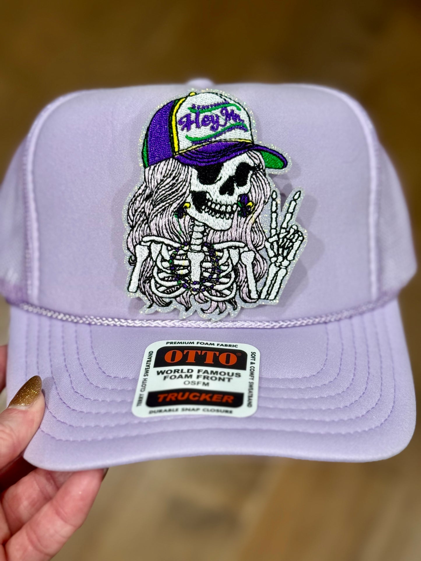 3.5” Skelly Mardi Gras Babe
