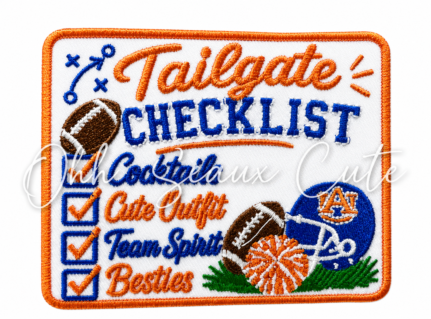 4” Game Day Checklist-Auburn