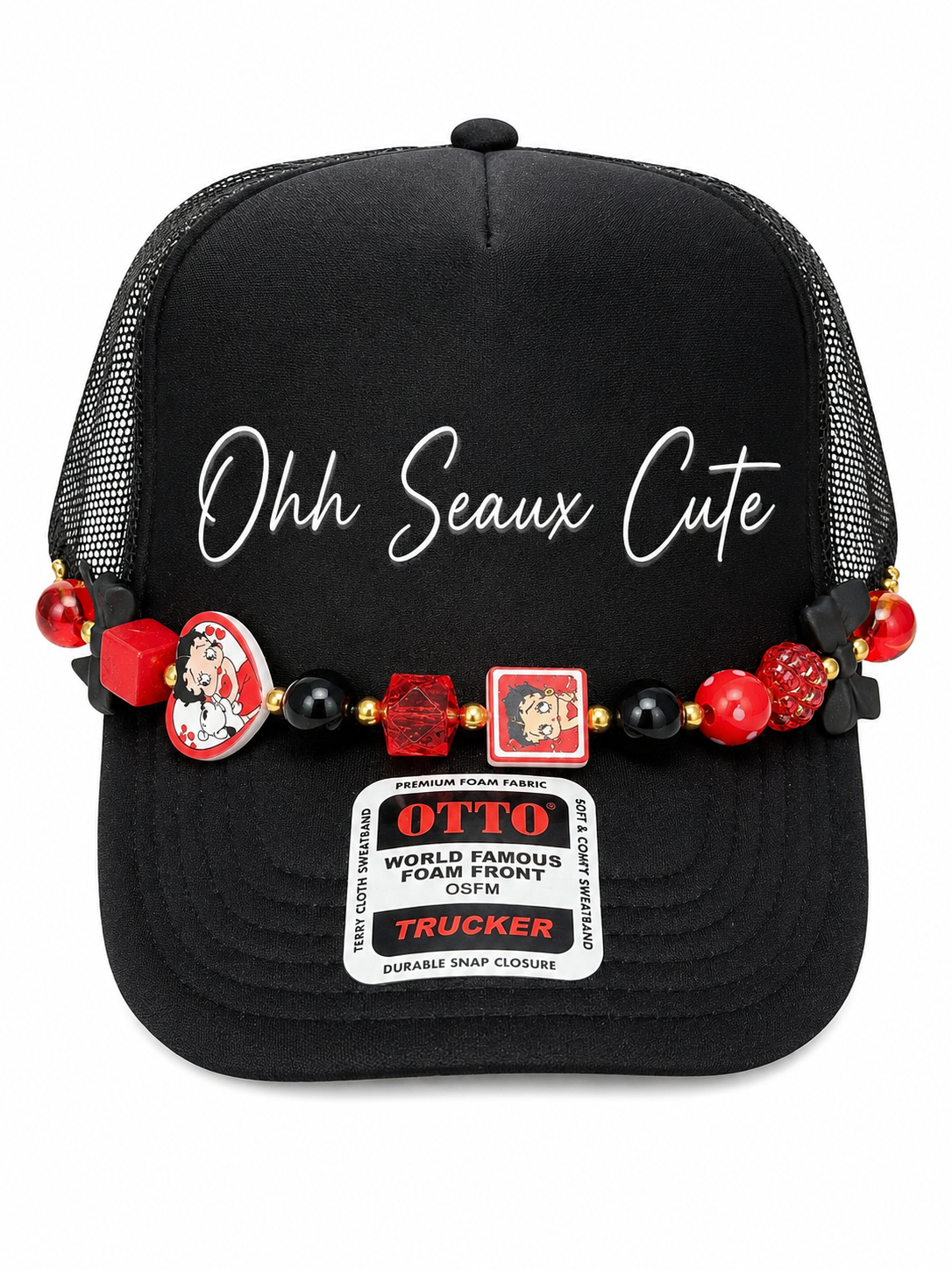9” Betty Boop 2 Hat Chain