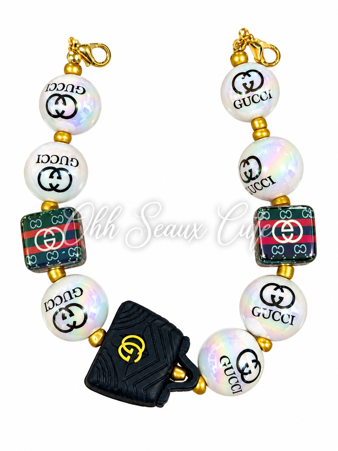 9” G G Purse 1 Hat Chain