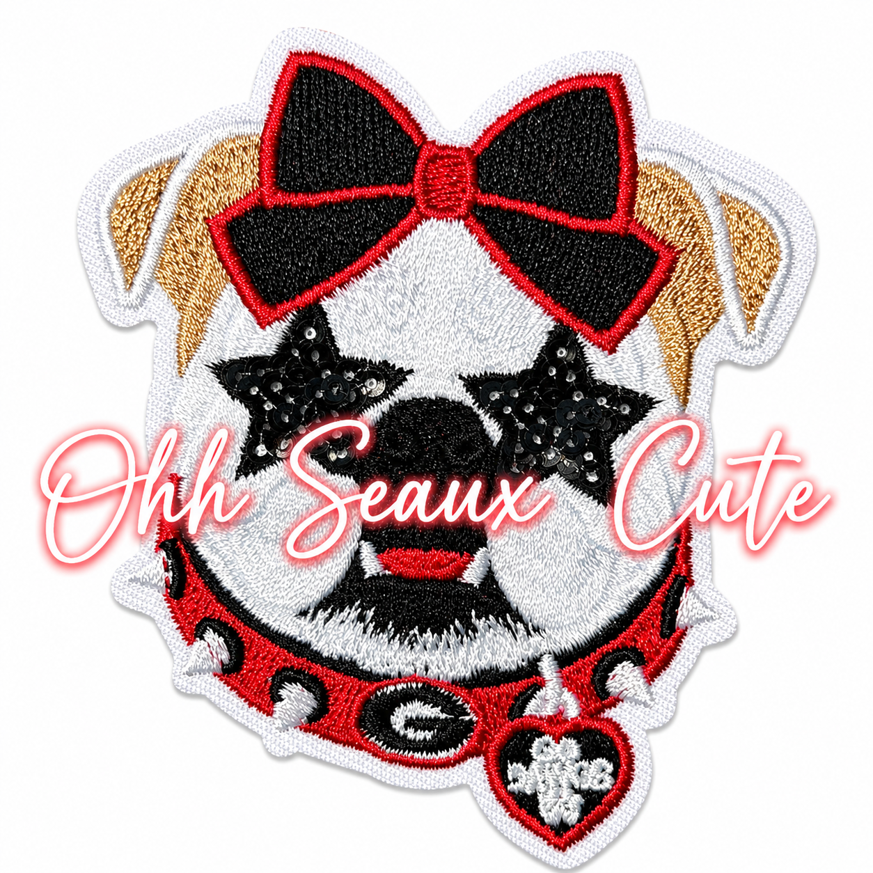 3.5” Georgia Hairbow Mascot