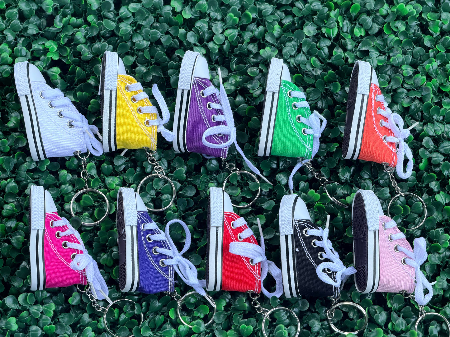 High Top Tennis Shoe Bag Charm/Keychain