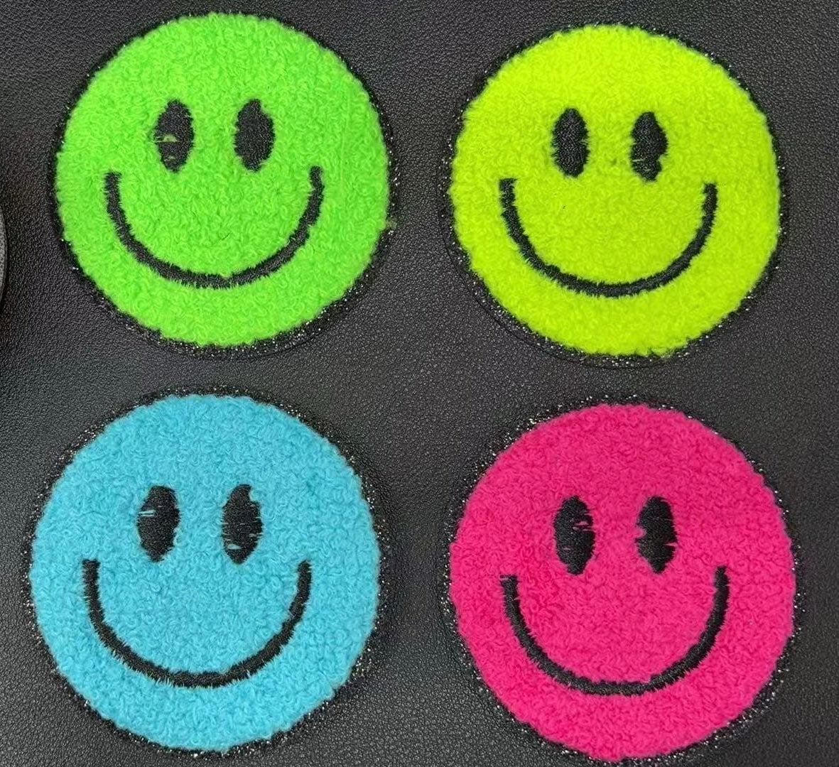 3” Neon Chenille Smiley
