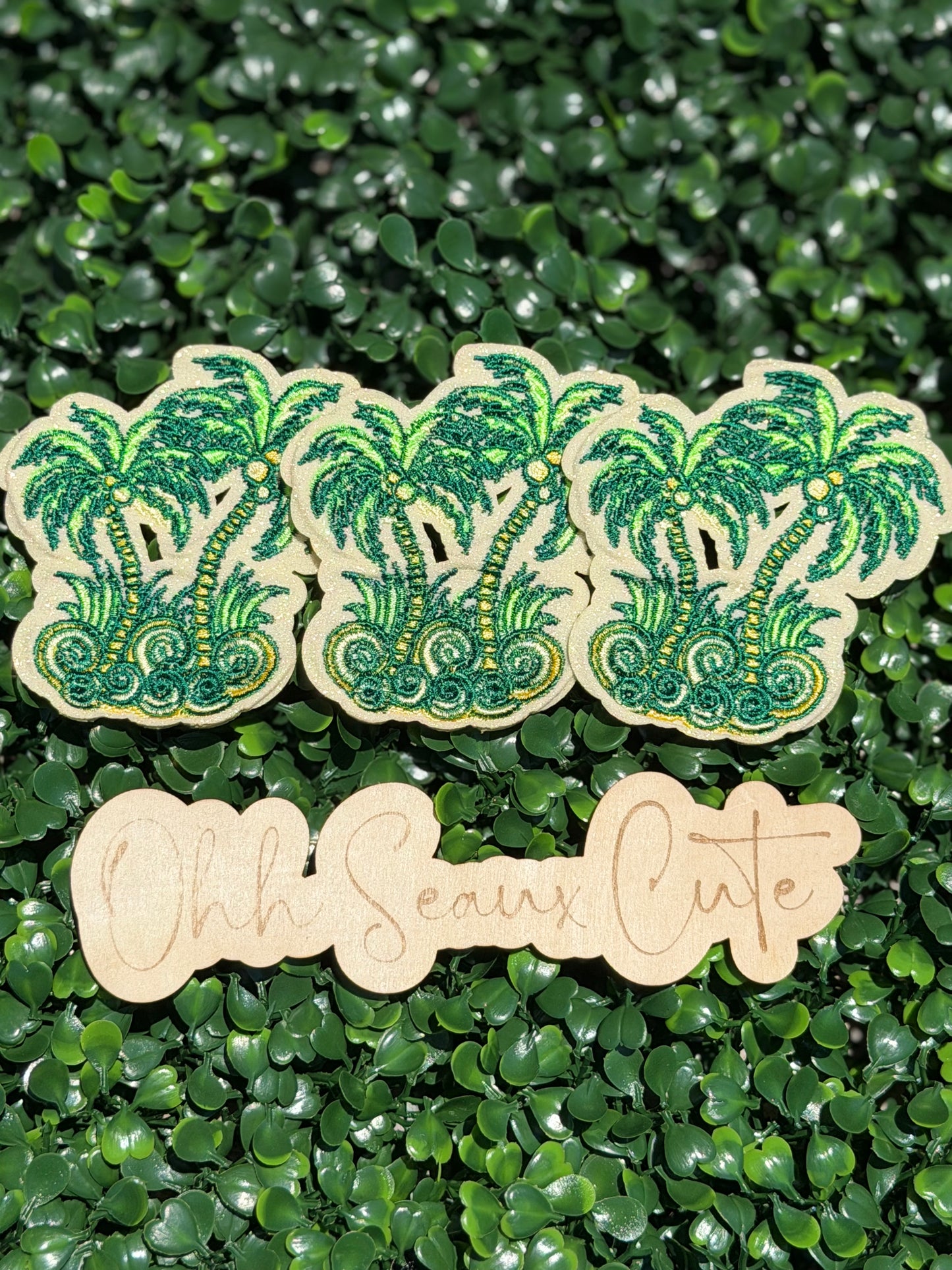 3.5” Swirl Palms
