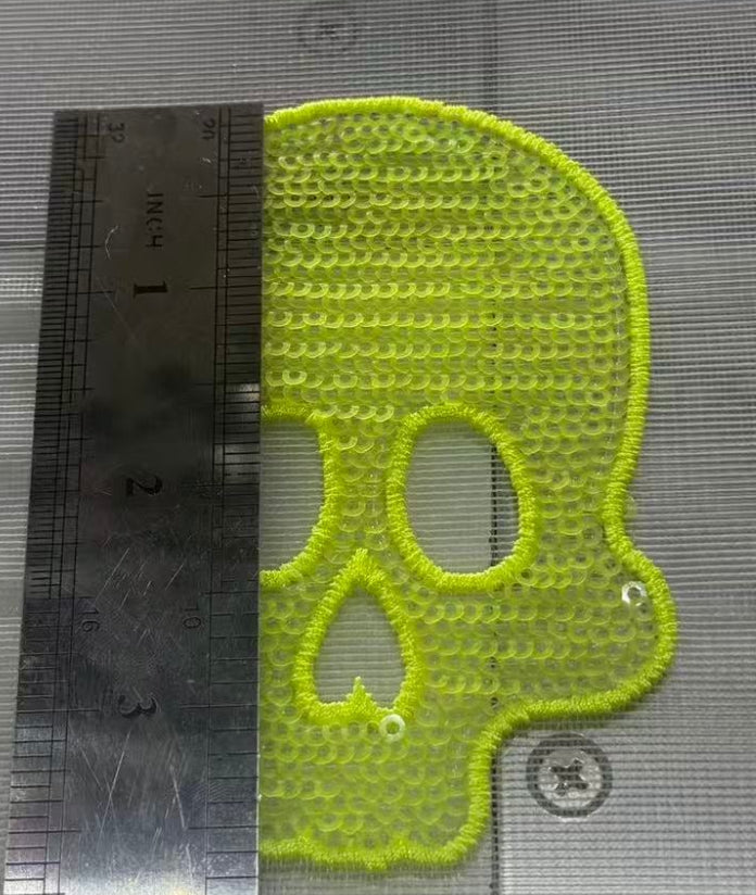 3.5” Neon Skull Head
