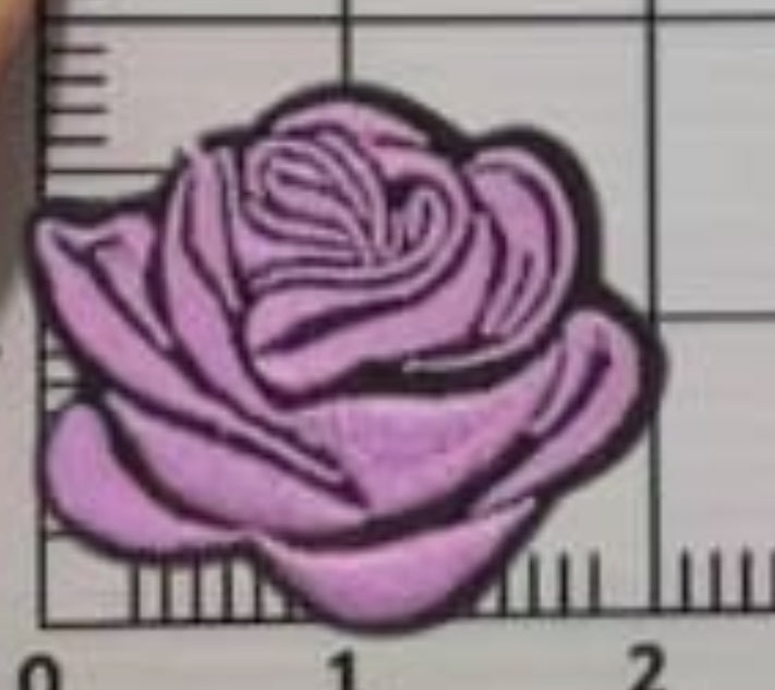 2” Embroidery Rose- Two Tone