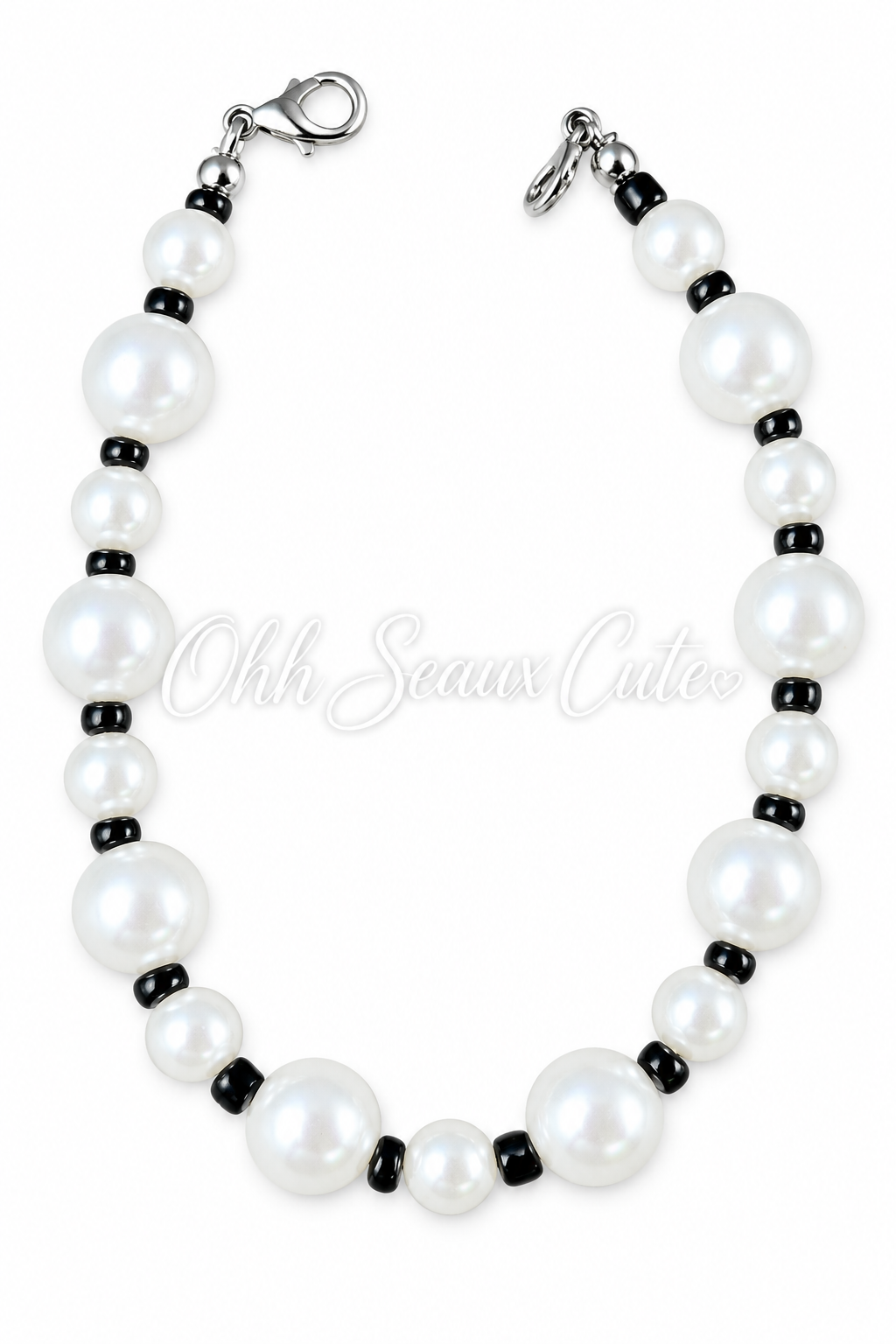 Black/White 10 Hat Chain