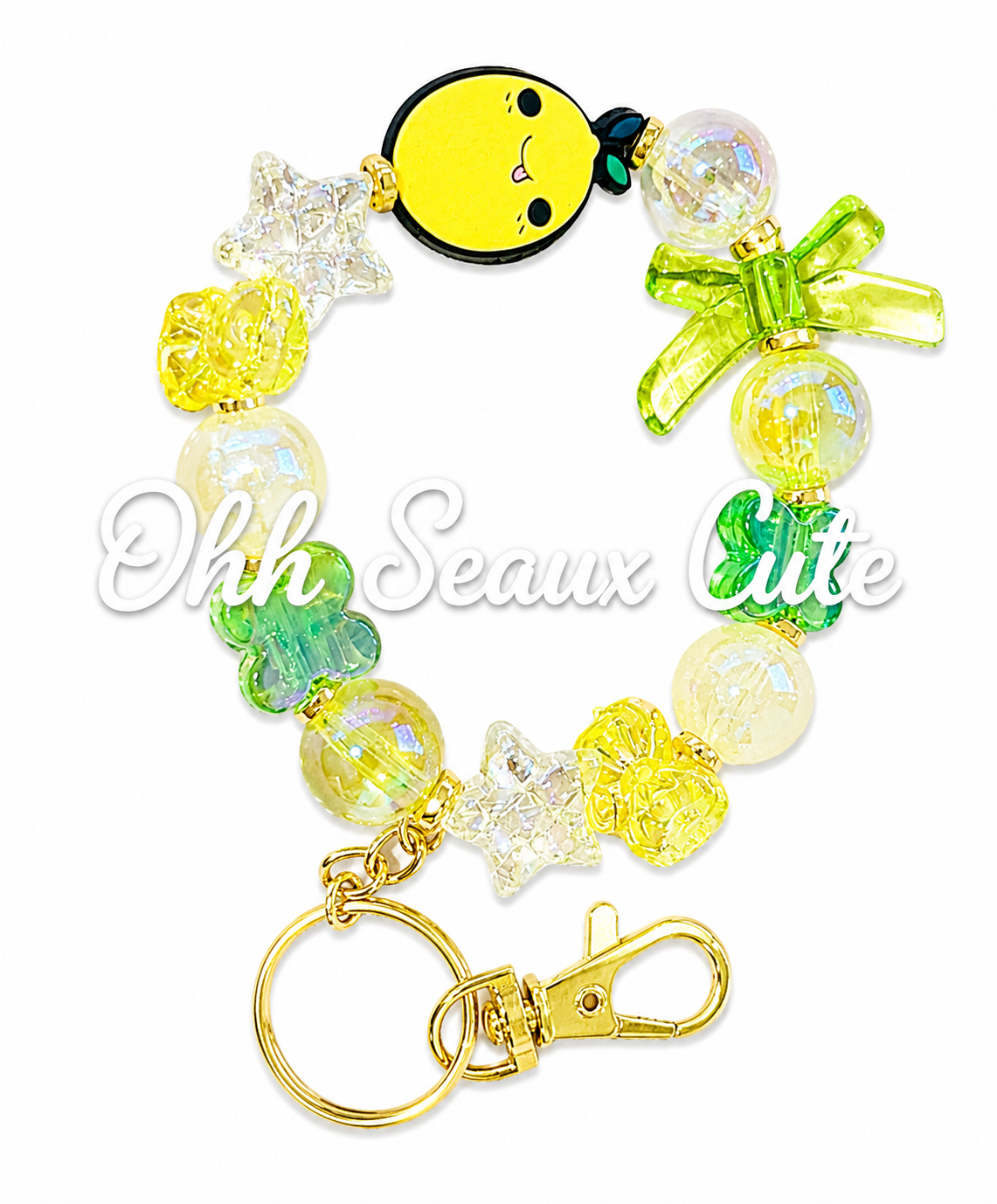 Custom Bead Keychain LEMONade