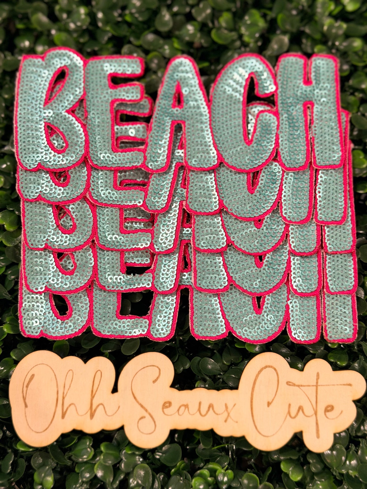6” Sequin BEACH- OSC ORIGINAL