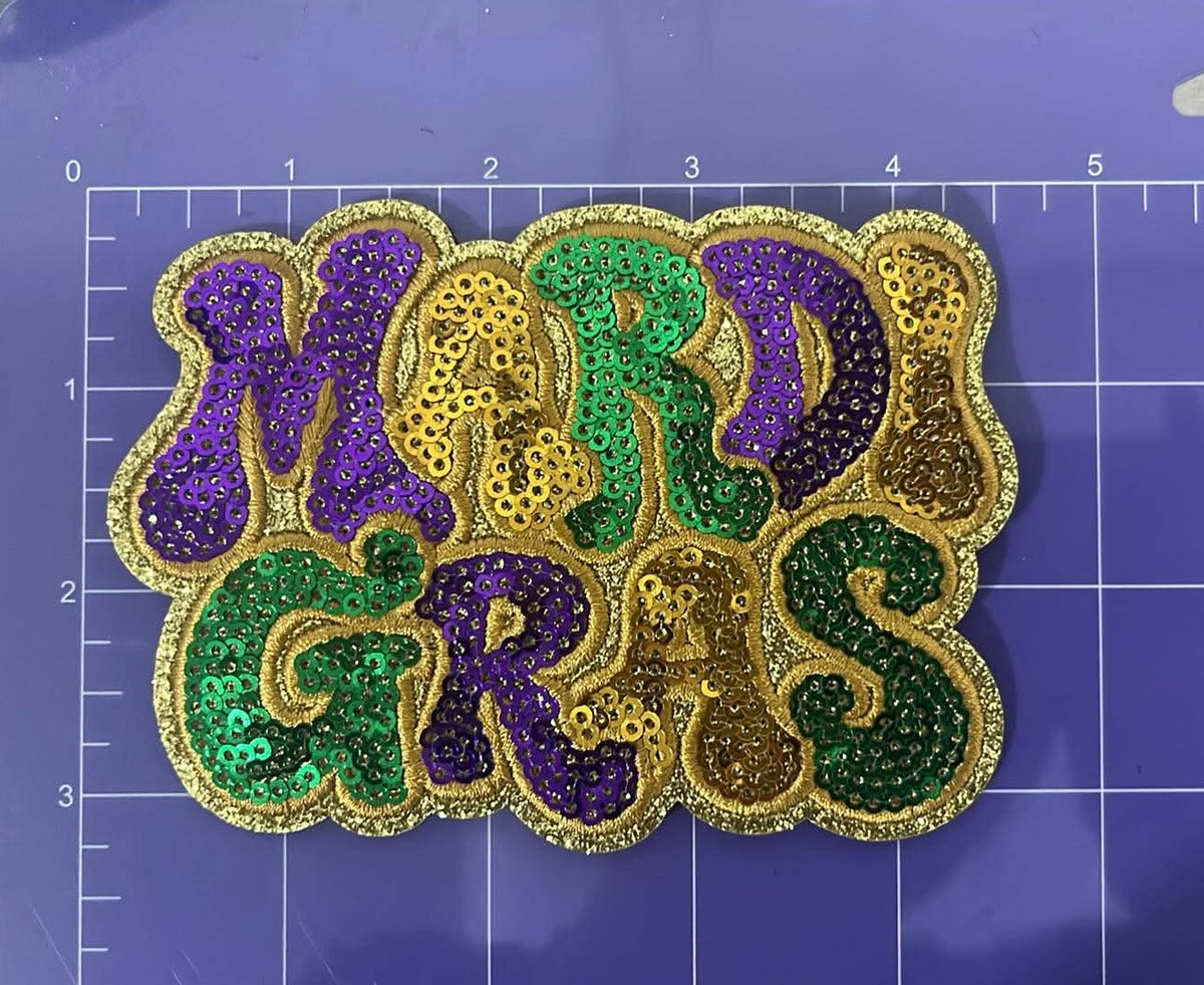 PREORDER 5” Sequin Mardi Gras ETA 11/22 SEE DESCRIPTION
