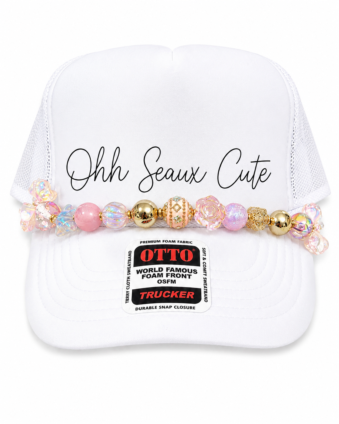 9” Pink Lovely Hat Chain