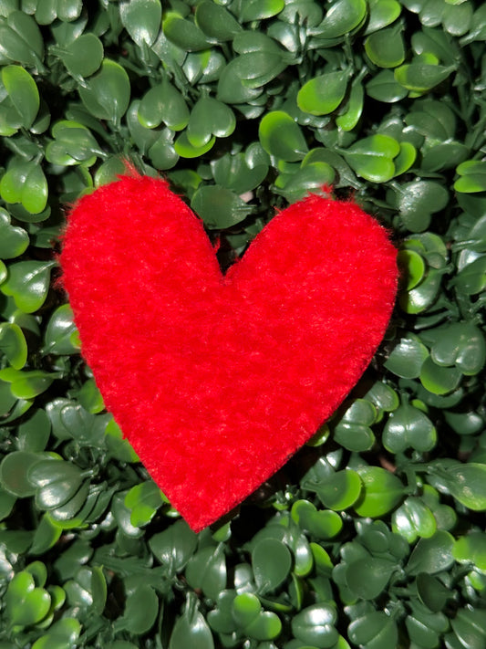 2.75” Fuzzy Valentine Heart