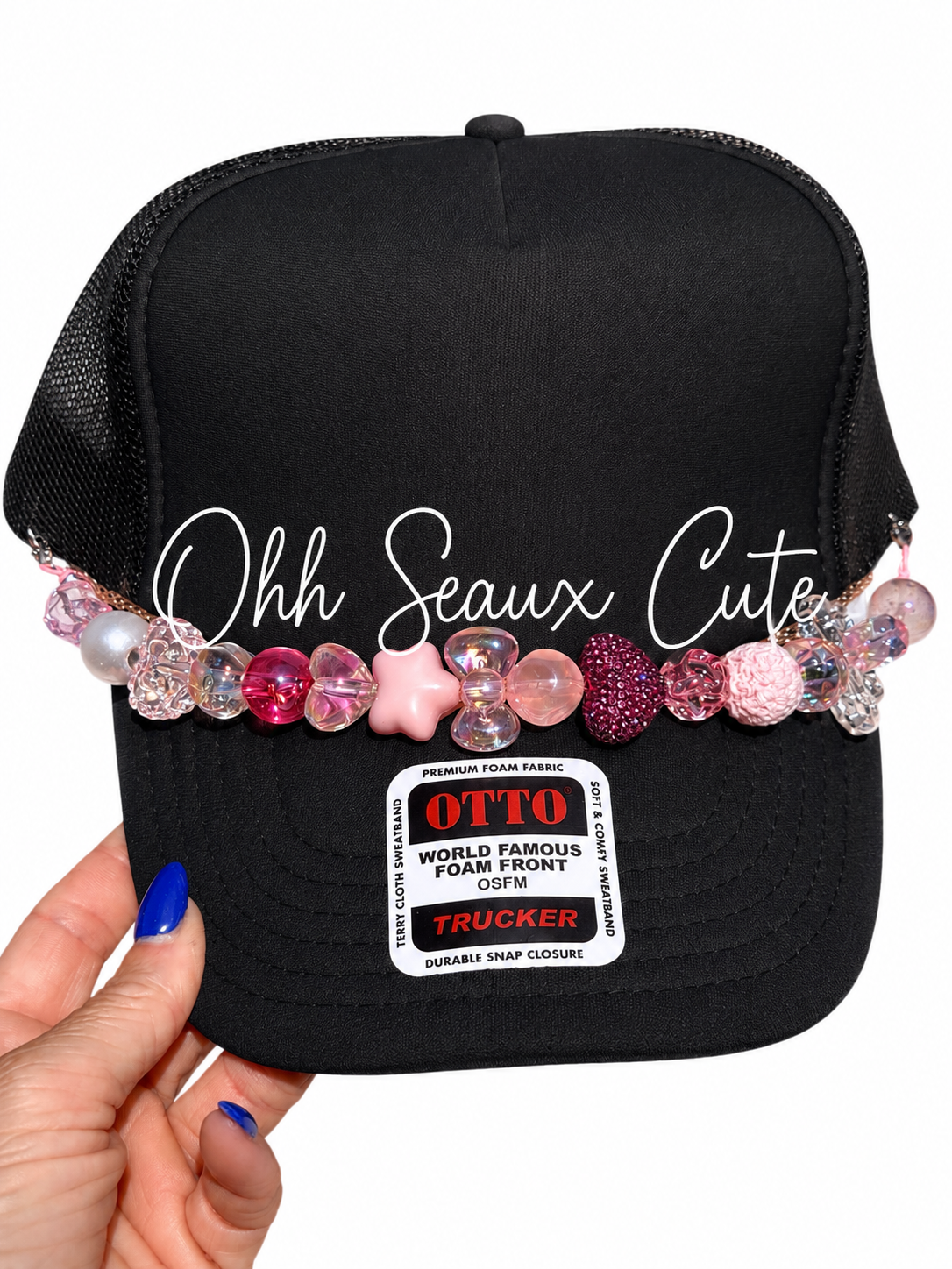 9”  Vintage Heart Hat Chain