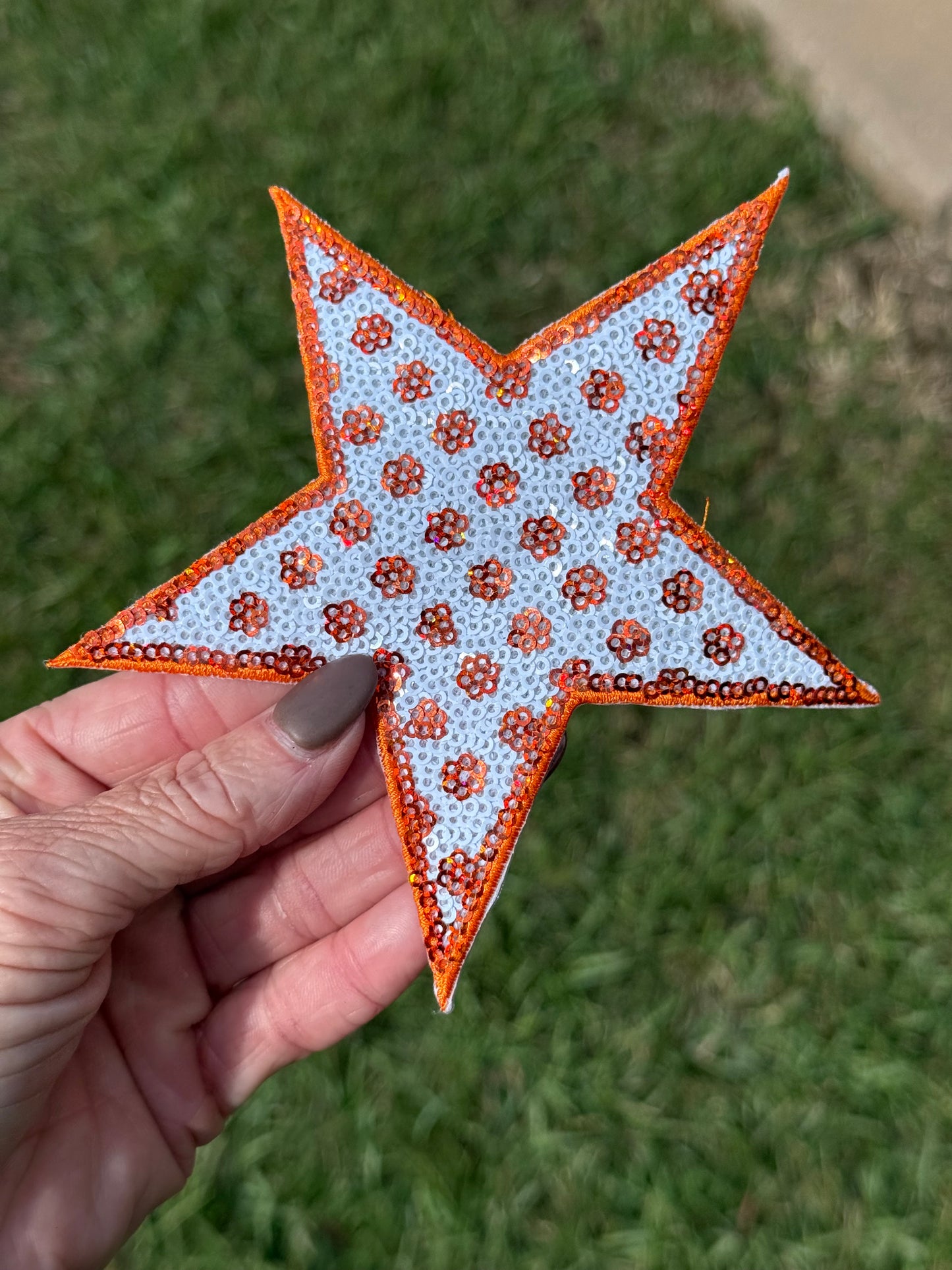5” Sequin Polka Dot Star (OSC ORIGINAL) DO NOT COPY