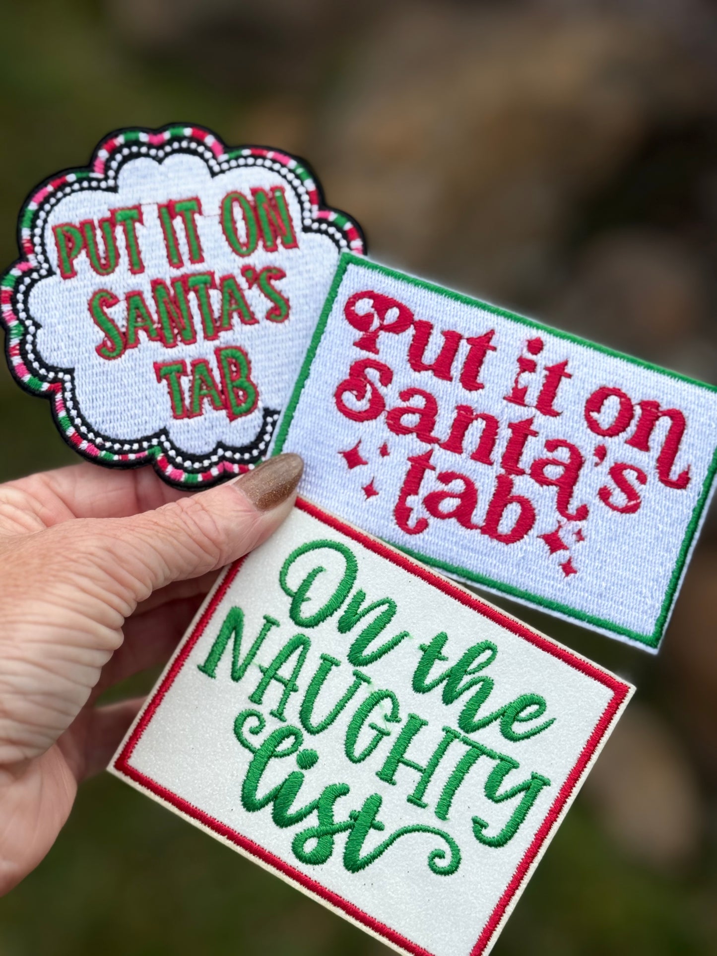 3.5” Custom SANTA’s TAB (OSC ORIGINAL) DO NOT COPY