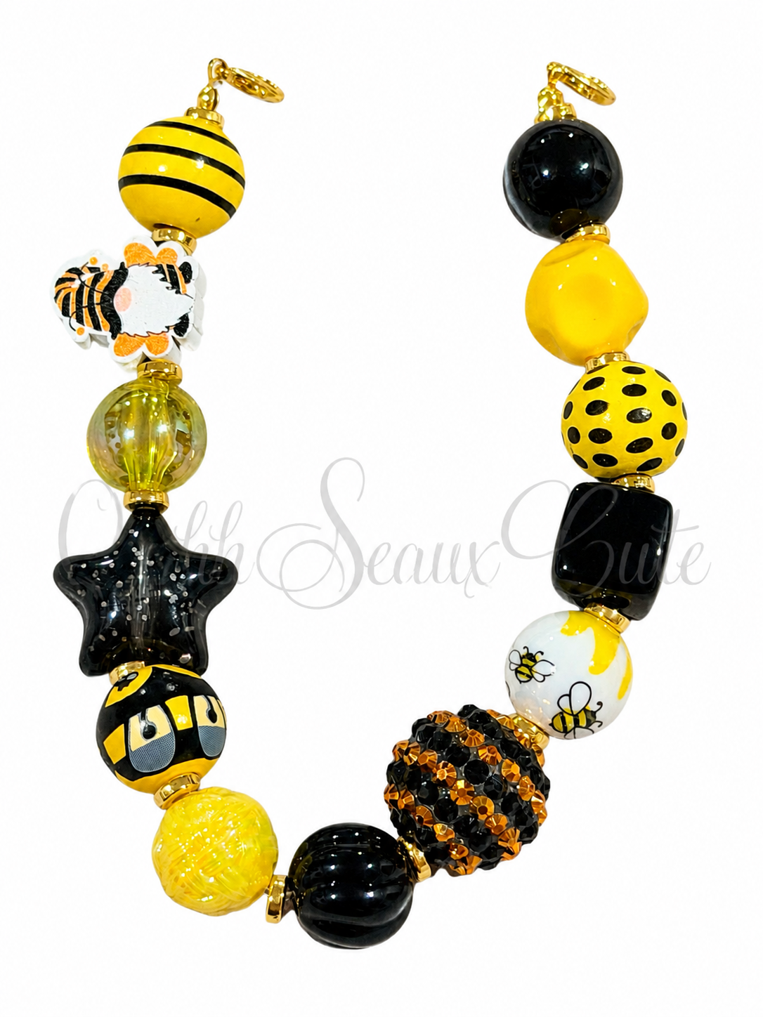 9” Honeybee 9 Hat Chain