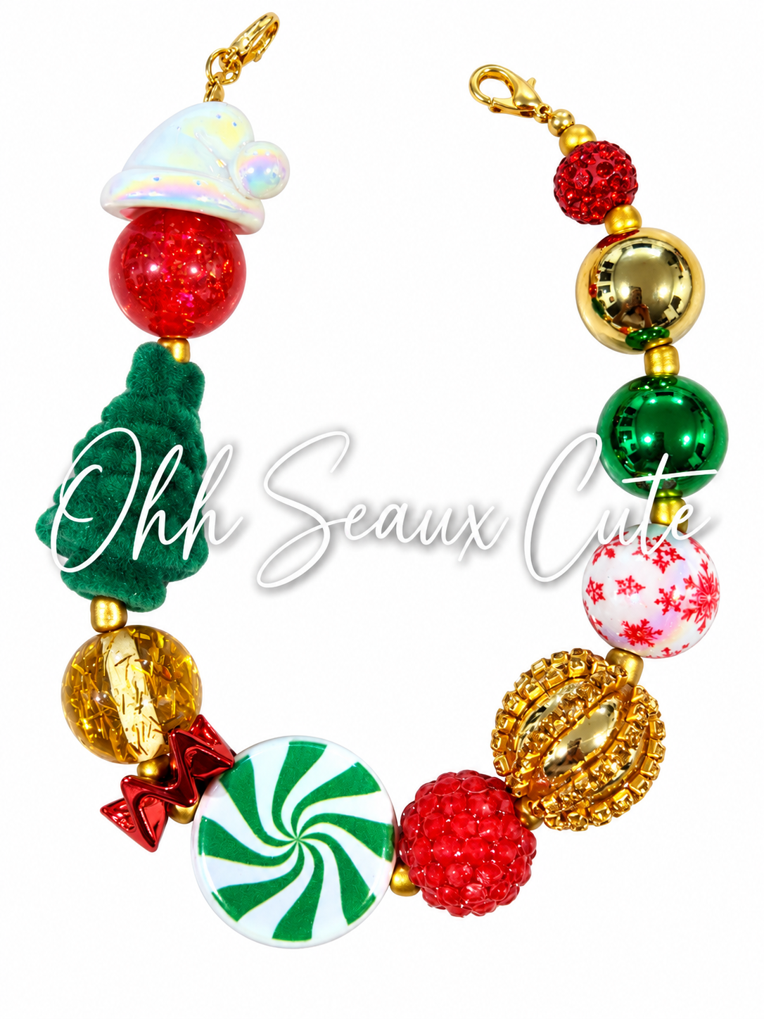 9” Christmas 17 Hat Chain