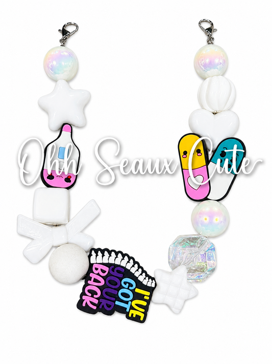 9” Nurse 3 Hat Chain