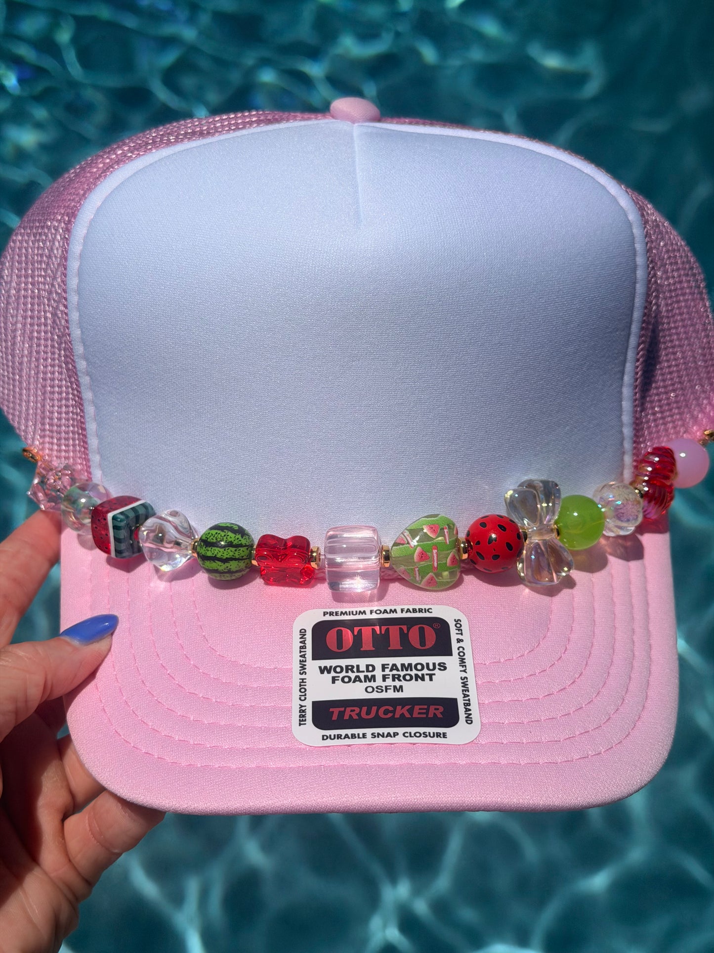 9” Watermelon Crawl Hat Chain