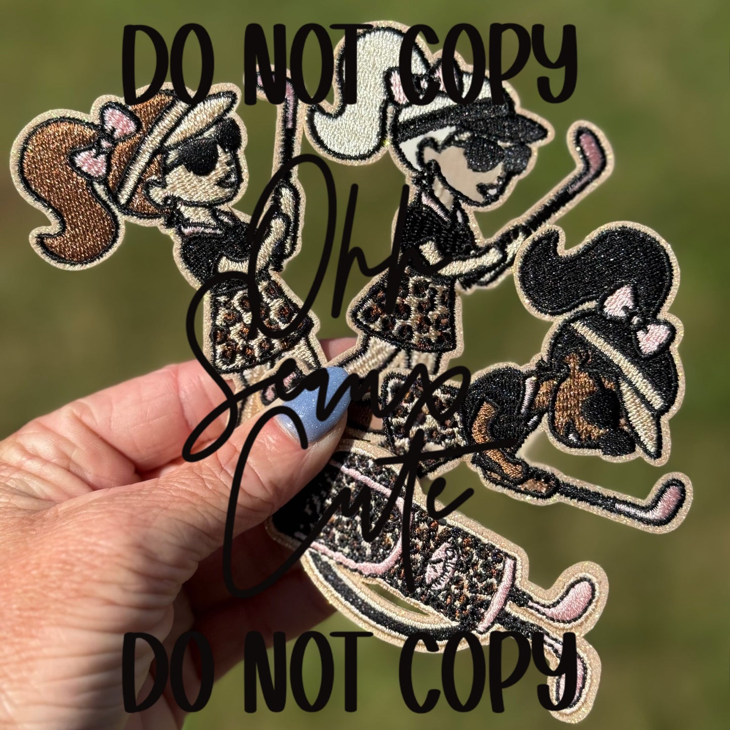 3.5” Leopard Golf Girl Collection-OSC Original DO NOT COPY