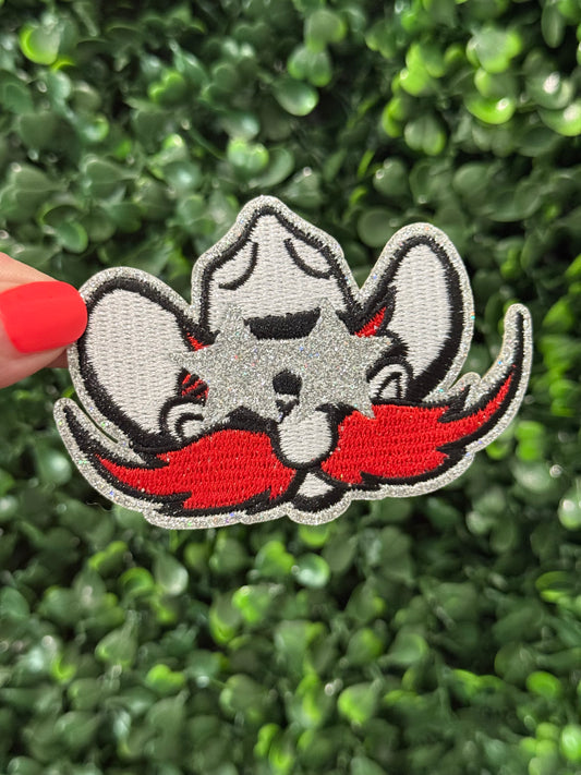 3” Glitter Red Raider