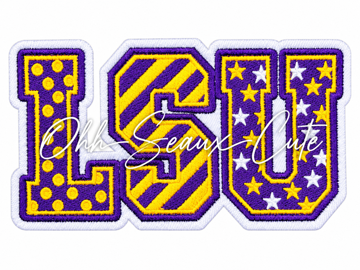 5” Doodle LSU