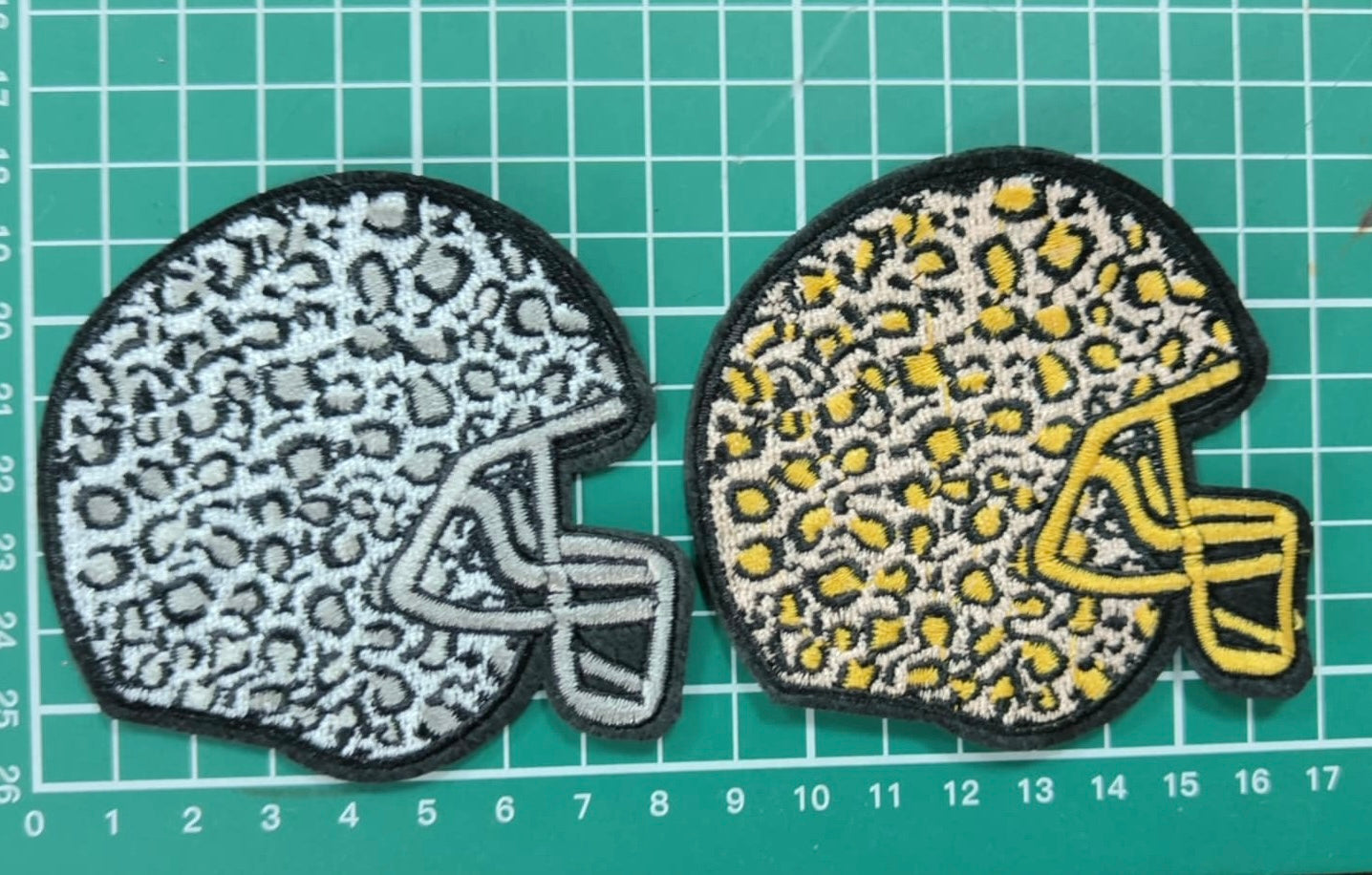 2.5”” Leopard Helmet Hat Patch