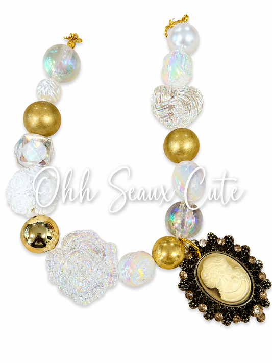 9” Cameo Hat Chain