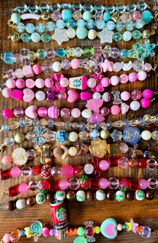 9” Hat Chain-Specialty Beads-#4