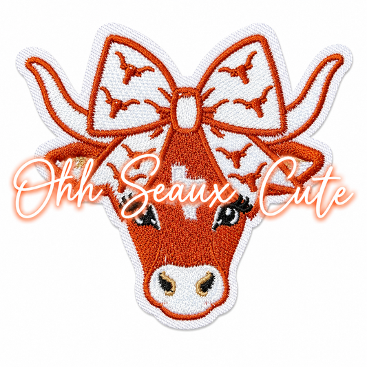 3.5” Longhorns Hairbow Mascot