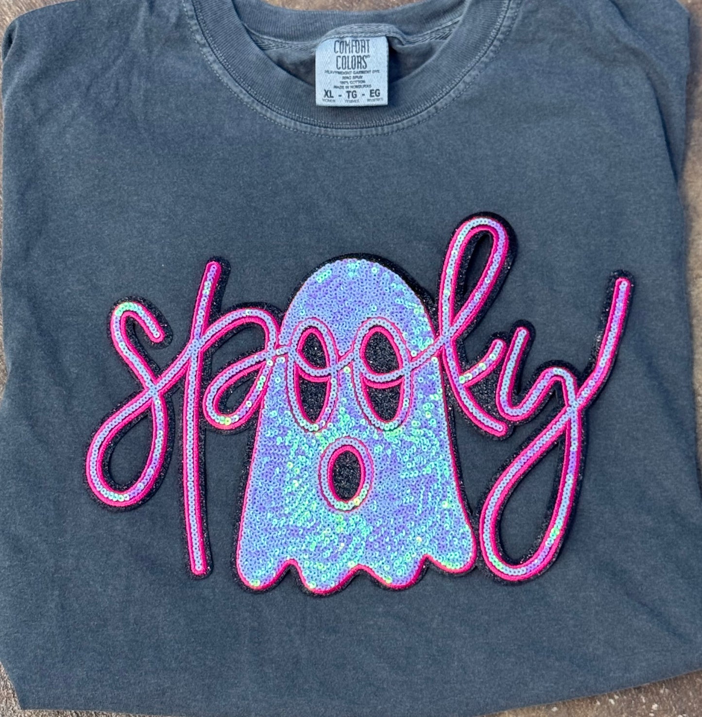 12” Sequin SPOOKY Ghost