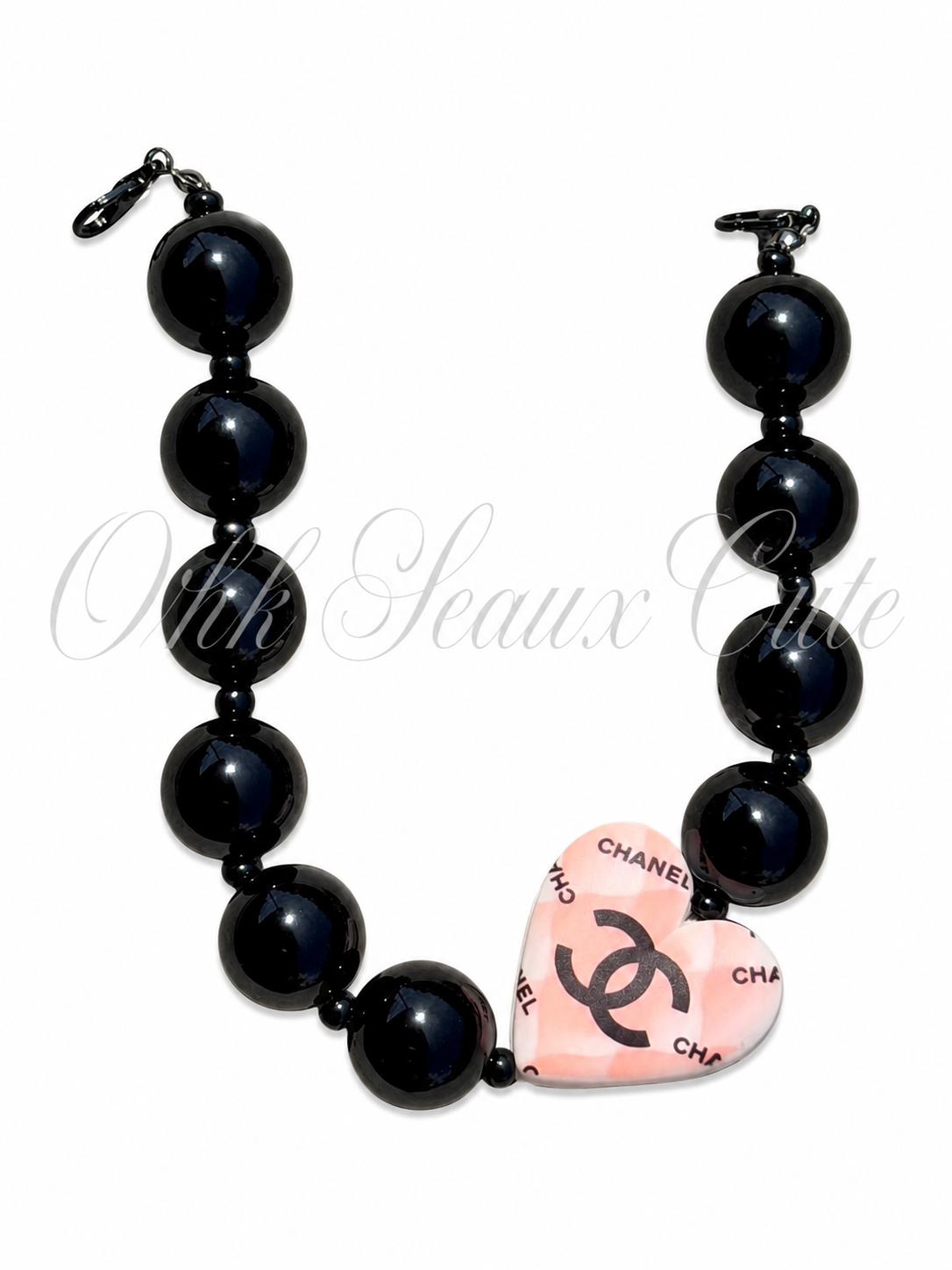 9” CC Heart 1 Hat Chain