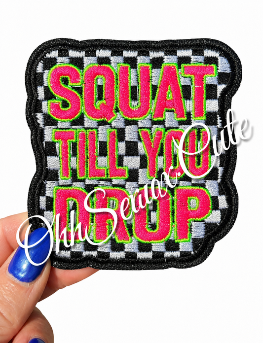 3” Squat Till You Drop
