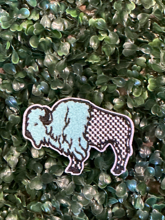3.5”  Checkered Buffalo