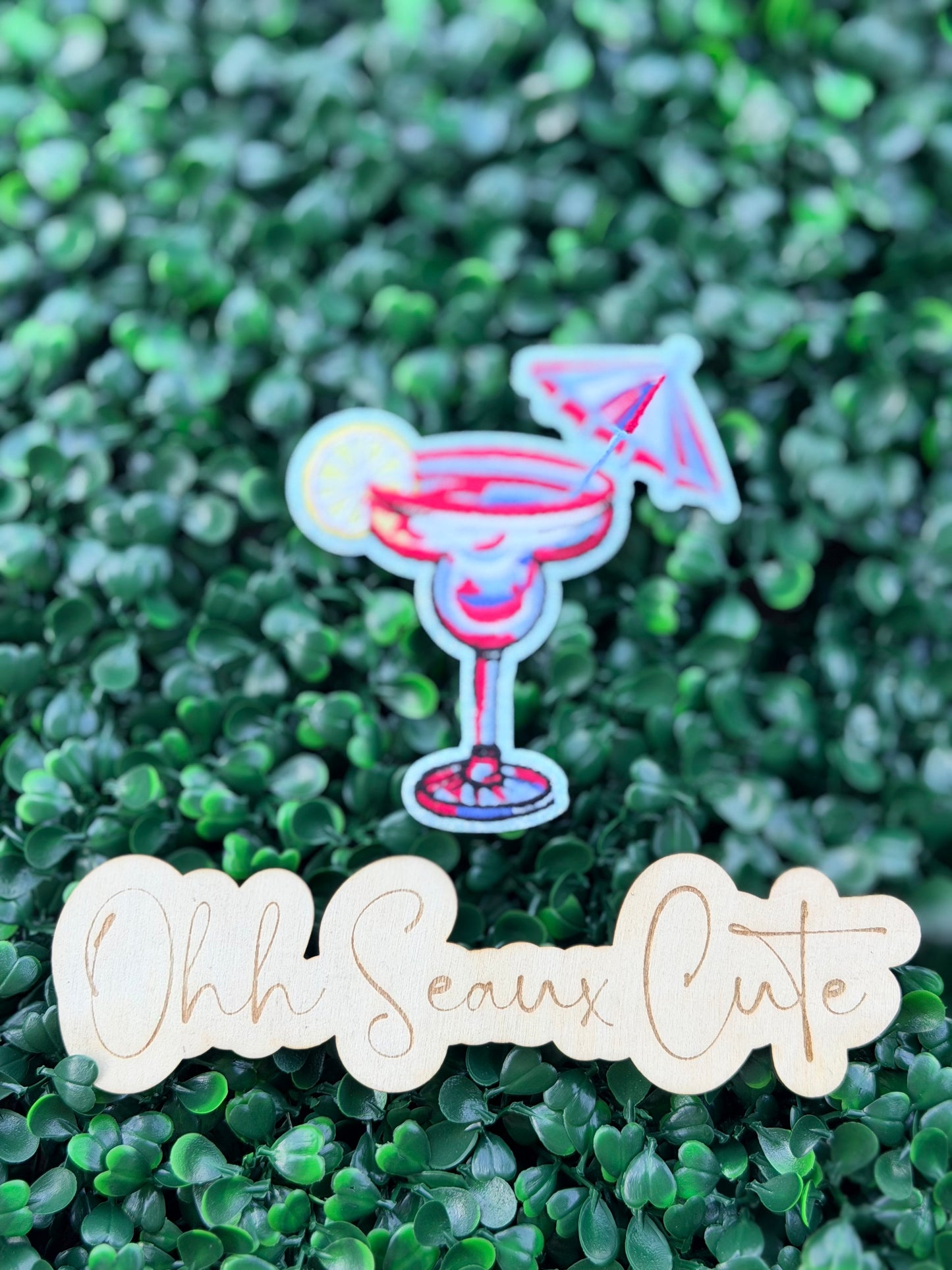 3.5” USA Watercolor Margarita